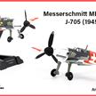 ACE 001555 Messerschmitt Me 109 G-6 (1945) J-705, Schweizer Luftwaffe, Massstab 1:72 | Bild 1