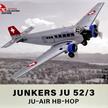 ACE 001558 Junkers JU 52/3 JU-Air HB-HOP, Fertigmodell aus Metall - Massstab 1:72 | Bild 1