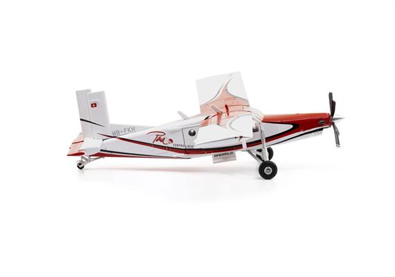 ACE 001617 Pilatus PC-6 HB-FKH Para Centro Locarno rot - Massstab 1:72 | Bild 4