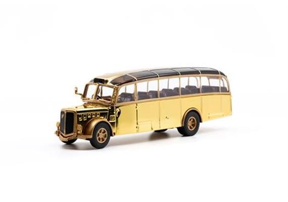 ACE 002009 Saurer L4C Alpenwagen Limited Edition Gold, Massstab 1:87 | Bild 1