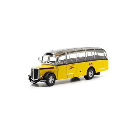 ACE 002011 Saurer L4C Alpenwagen IIIa PTT, Paul Nussbaumer, Ganterschwil SG - H0 (1:87)