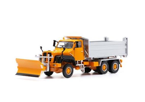 ACE 002331 Saurer D330N 6x6 Kipper Militär mit Schneeräumer - H0 (1:87) | Bild 1