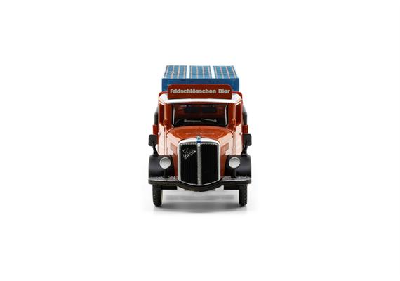 ACE 002370 Saurer S4C Pritsche Strebel Feldschlösschen - H0 (1:87) | Bild 2