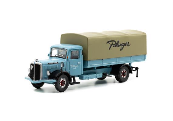 ACE 002373 Saurer S4C Pritsche-Plane Planzer Transporte - H0 (1:87) | Bild 1