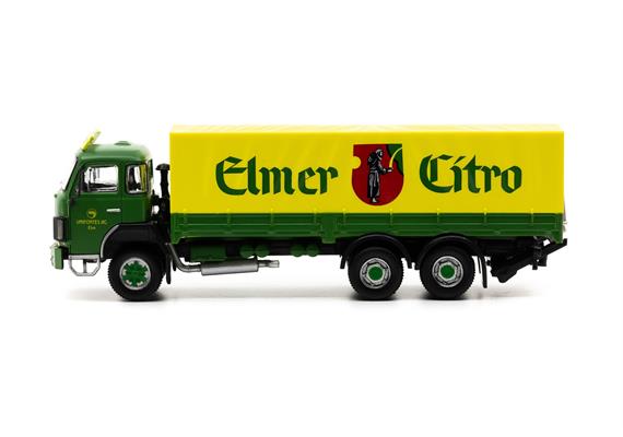 ACE 002391 Saurer D250B F6x4 Pritsche-Plane "Elmer Citro" - H0 (1:87) | Bild 6