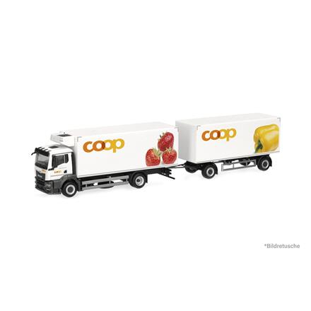ACE 005124 MAN TGS Kühlkoffer Hängerzug "Coop" - H0 (1:87)