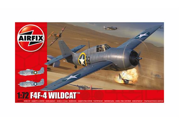 Airfix A02070A Grumman F4F-4 Wildcat, Bausatz - Massstab 1:72 | Bild 1