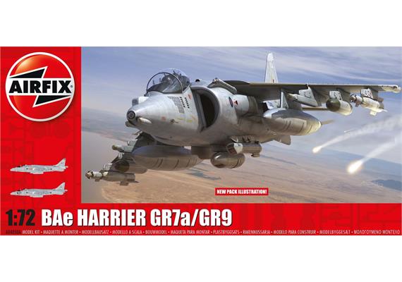 Airfix A04050A BAE Harrier GR9, Bausatz - Massstab 1:72