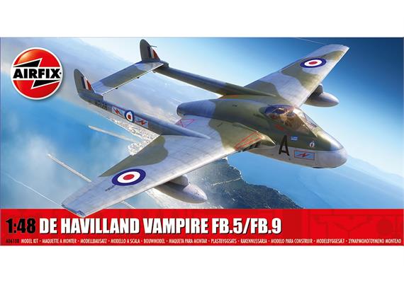 Airfix A06108 De Havilland Vampire FB.5/FB.9 - Massstab 1:48 | Bild 1