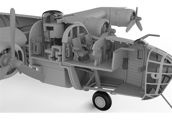 Airfix A09011 Consolidated B-24D Liberator - Massstab 1:72 | Bild 5