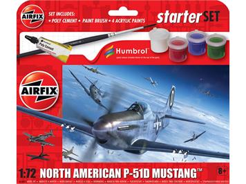 Airfix A55013 Starter Set - North American P-51D Mustang - Massstab 1:72