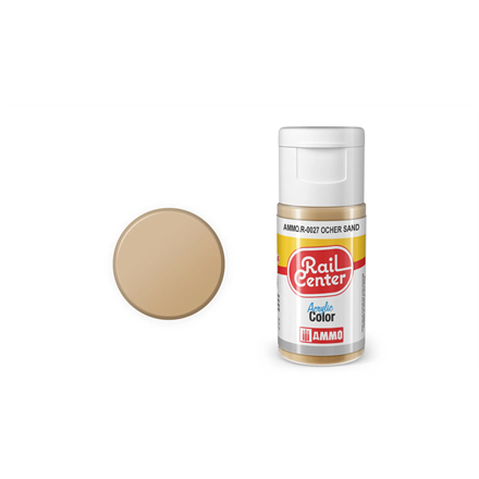 AMMO R-0027 Rail Center Sandocker, matt, Acrylfarbe, 20 ml