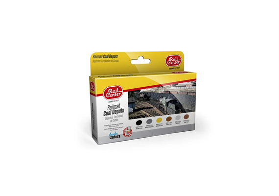 AMMO R-1031 Rail Center Eisenbahn-Kohledepots, Farb-Set