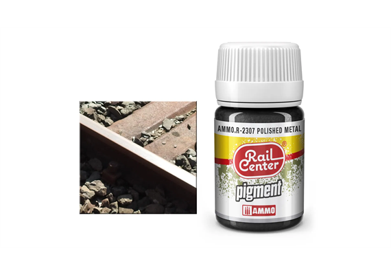 AMMO R-2307 Rail Center Poliertes Metall, Pigmente, 35 ml
