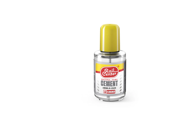 AMMO R-2520 Rail Center Kunststoff-Kleber, extra-dünnflüssig, 30 ml
