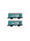 Arnold HN6683 SBB 2-teiliges Set 2-achsiger gedeckter Güterwagen K4, APROZ, Ep. III - N