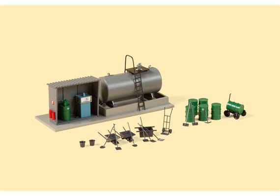 Auhagen 11469 Kleinlok-Tankstelle - H0 (1:87) | Bild 3