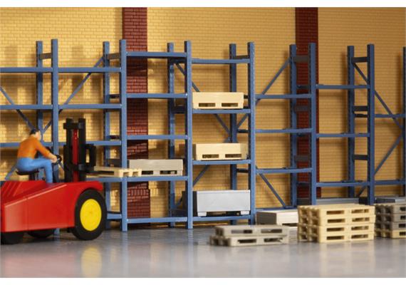 Auhagen 41660 Schwerlastregal und Paletten H0 | Bild 3