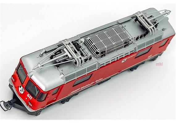 Bemo 1258 151 RhB Ge 4/4 II 611 "Landquart" neurot - H0m (1:87) | Bild 3