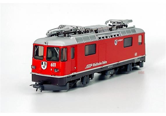 Bemo 1258 151 RhB Ge 4/4 II 611 "Landquart" neurot - H0m (1:87) | Bild 2