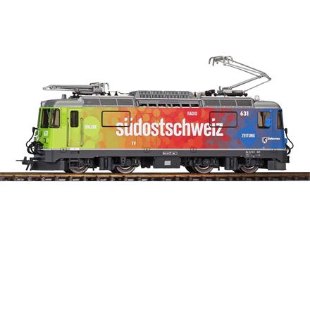 Bemo 1358 175 RhB Ge 4/4 II 631 Werbelok "Südostschweiz", digital DCC/Sound - H0m (1:87)