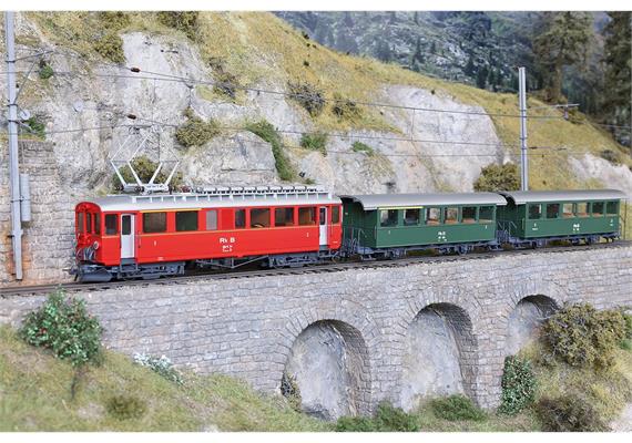 Bemo 1368 134 RhB ABe 4/4 34 Triebwagen Berninbahn mit Sound - H0m (1:87) | Bild 2