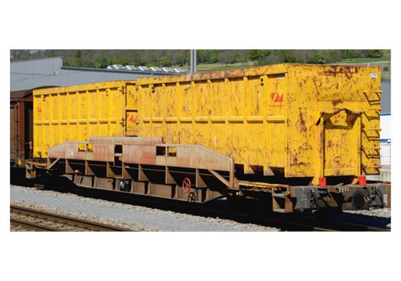 Bemo 2290 121 RhB Sl 7771 ACTS-Tragwagen, Mulden "Montalta" - H0m (1:87)