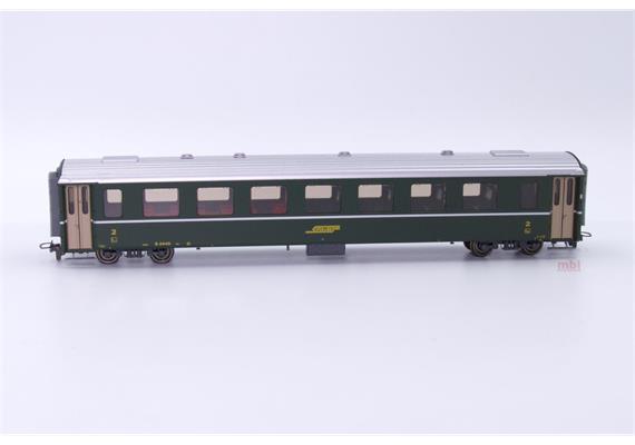 Bemo 3240 115 RhB B 2445 Einheitswagen II grün - H0m (1:87)
