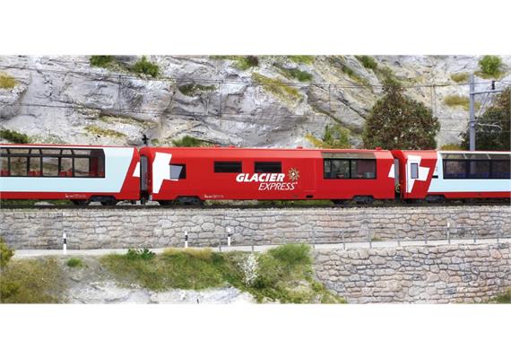 Bemo 3589132 RhB WRp 3832 "Glacier-Express" Servicewagen, AC 3L | Bild 2