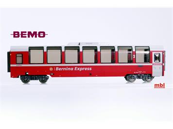 Bemo 3594 143 RhB Bp 2503 Panoramawagen, H0 3L-WS