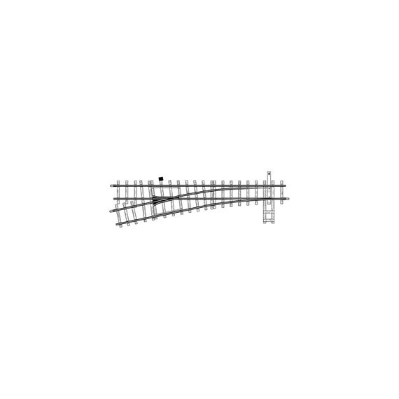 Bemo 4211 000 12° Weiche links, 162,3 mm, R 515 - H0m (1:87) Bemo 4211 000 12° Weiche links, 162,3 mm, R 515 - H0m (1:87)