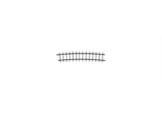 Bemo 4275 000 Gebogenes Gleis, R 515mm, 12°, Code 83 - H0m