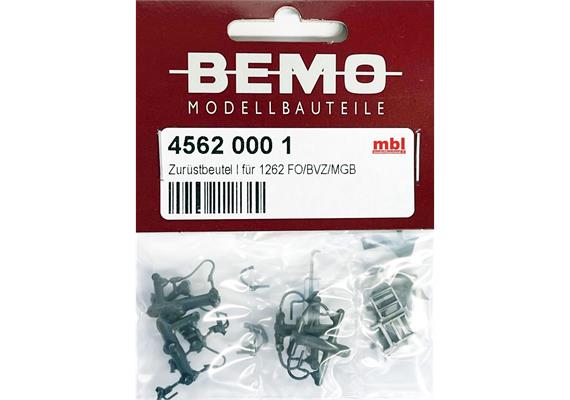 Bemo 4562 000 Zurüstbeutel für 1262 FO/BVZ/MGB, Inhalt 1 Beutel - H0m