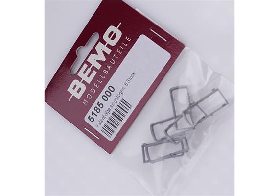Bemo 5185 000 Faltenbälge eingezogen, 6 Stück - H0m (1:87)
