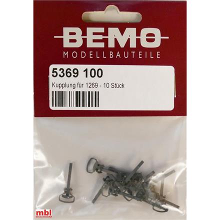 Bemo 5369 100 Kupplung für 1269 - 10 Stück - H0m (1:87)