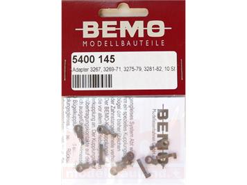 Bemo 5400 145 Kurzkupplungs-Adapter, Inhalt 10 Stück - H0m (1:87)