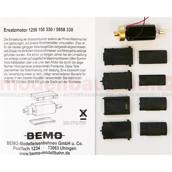 Bemo 5958 330 Motor 5-pol. für 1250/ 1252/ 1258/ 1259 - H0m (1:87)