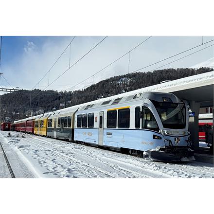 Bemo 7344 124 RhB ABe 8/12 3514 Allegra "Ahnenzug", digital DCC/MM/mfx/Sound - H0m (1:87)