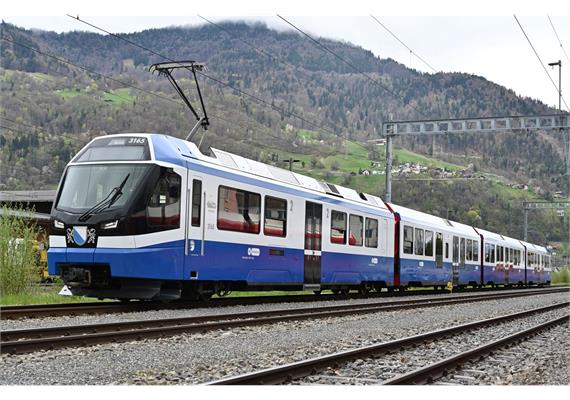 Bemo 7445 115 RhB ABe 4/16 3165 Capricorn "Weissfluh" im VBZ-Design, AC 3L mit Sound - H0 | Bild 3