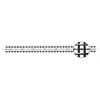 Bemo 9121 000 Flexgleis Holzschwelle, Bausatz 1 m, Spurweite 22,2 mm - 0m (1:45)