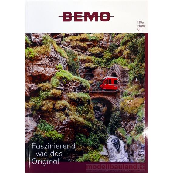 Bemo Katalog Ausgabe 2022, deutsch, 128 Seiten - H0m, H0e, 0m