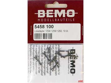 Bemo 5458 100 Kurzkupplung für 1258 / 1259 / 1262, Inhalt 10 Stück, H0m
