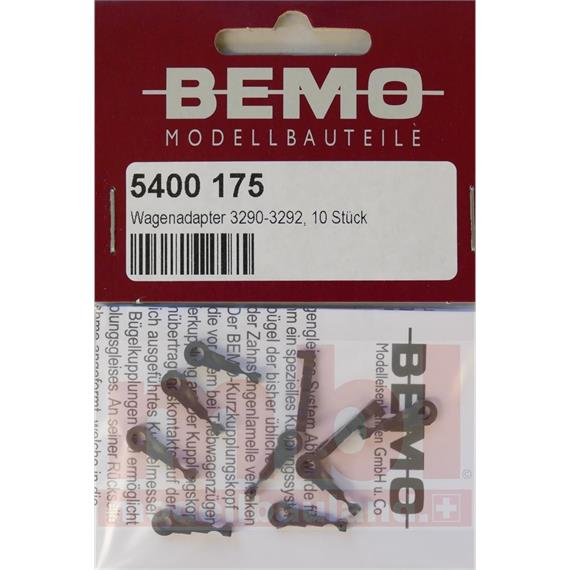 Bemo 5400 175 Wagenadapter für 3290-3292 - 10 Stück - H0m (1:87)