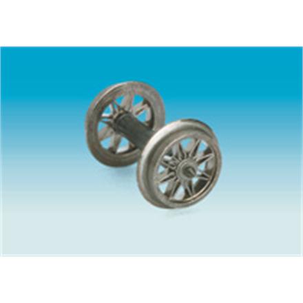 Brawa 2183 AC Speichenradsatz mit Spitzlagerung für Nr. 2170 bis 2173, 2320, 2321 - H0