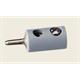 Brawa 3057 Stecker rund 2,5 mm grau, 10 Stück