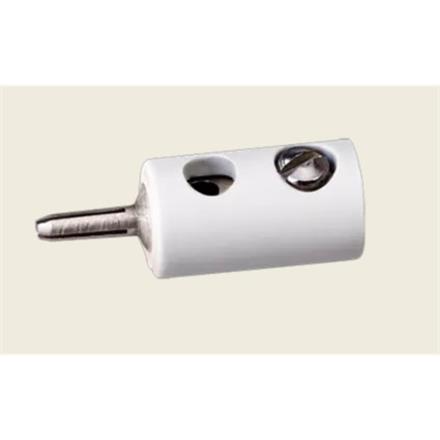 Brawa 3059 Stecker rund 2,5 mm weiss, 10 Stück