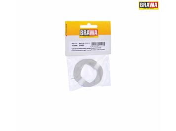 BRAWA 32409 Hochflexible Decoderlitze weiss 0,05mm, Länge 10m