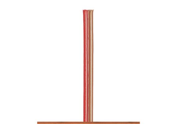 Brawa 32421 Doppellitze 0,25 mm² , 25 m Spule, braun/rot