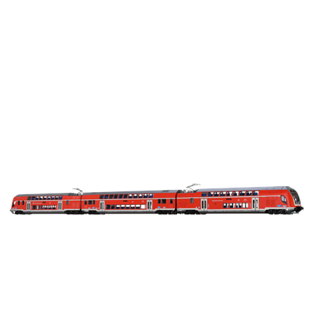 BRAWA 44502 TWINDEXX VARIO DOPPELSTOCK-TRIEBZUG DER DB AG, 3ER-EINHEIT - DC 2L
