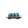 Brawa 50599 Behältertragwagen BTs 30 DB, mit Efkr401 "Knorr" - H0 (1:87)